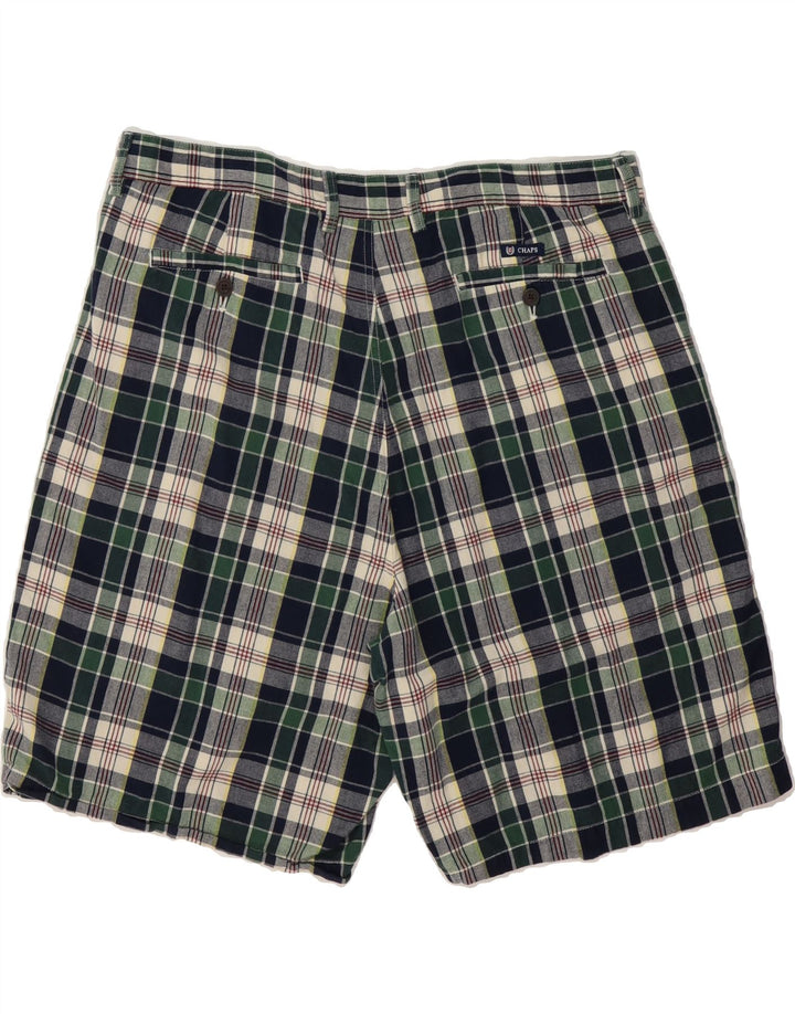CHAPS Mens Chino Shorts W40 XL  Multicoloured Check Cotton Vintage Chaps and Second-Hand Chaps from Messina Hembry 