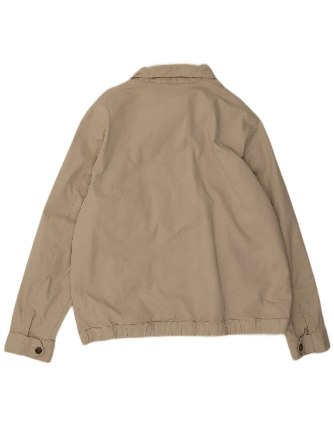 Marks & Spencer Herre Bomber Jacket UK 44 2XL Beige Bomuld