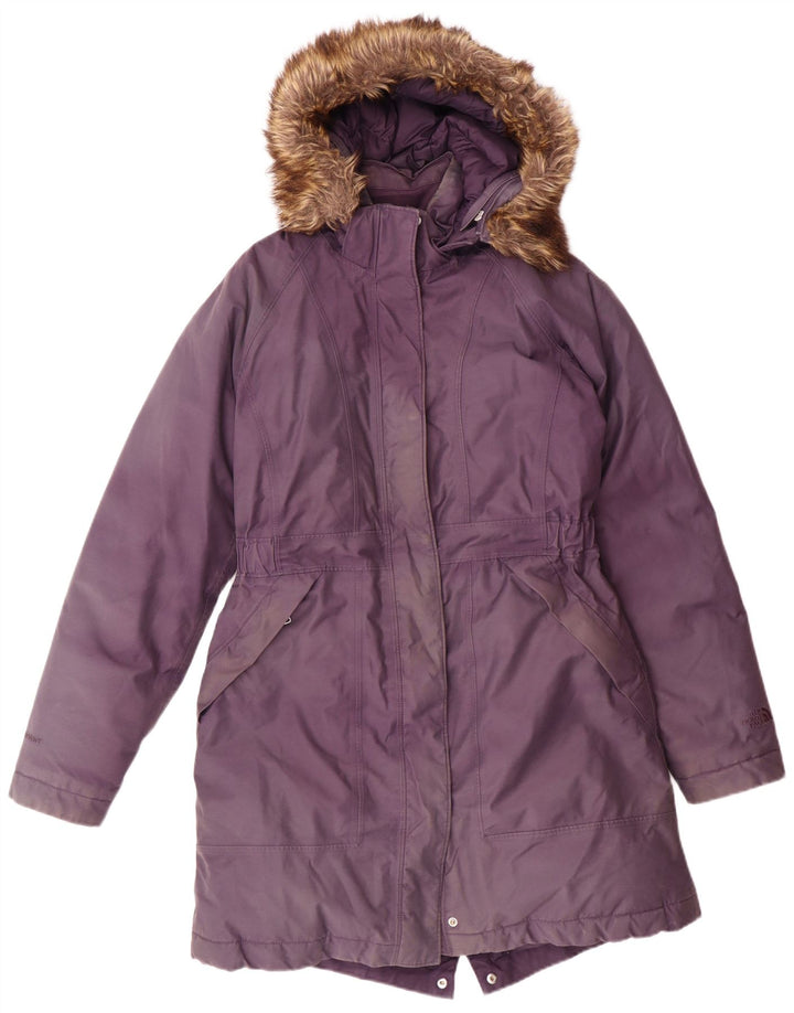 The North Face Dame hættepolstret parkajakke UK 12 Medium Purple Winter