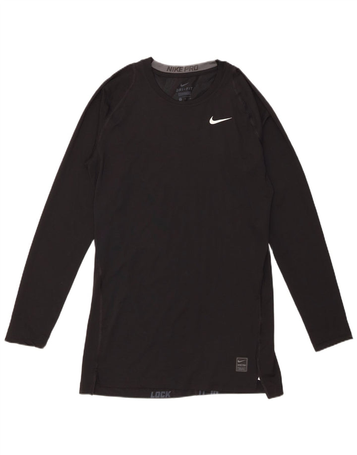 Nike Herre Dri Fit Top Langærmet XL Sort Polyester