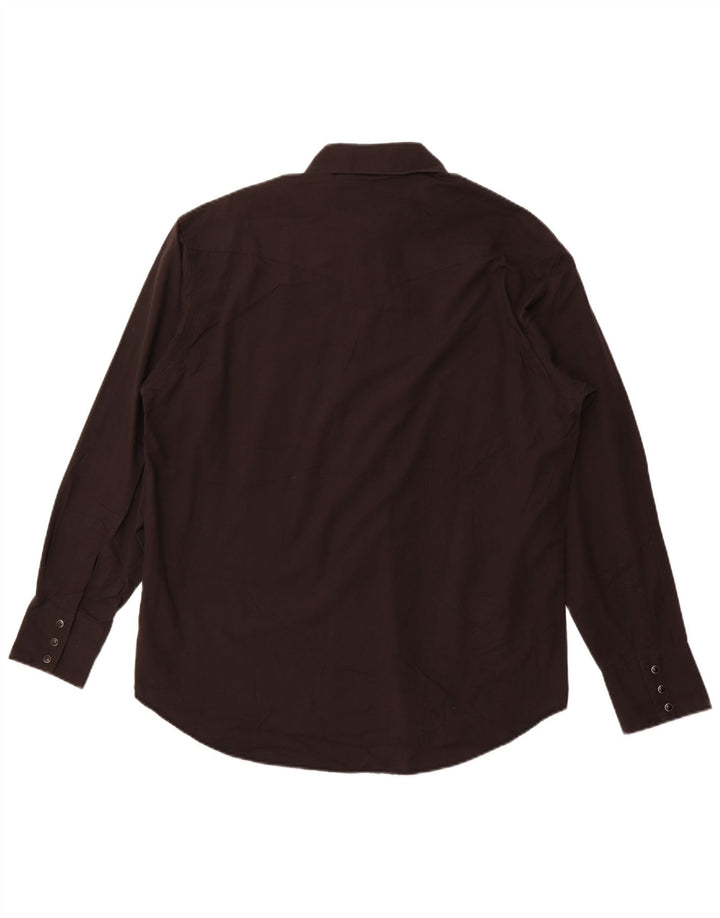 WRANGLER Herreskjorte Stor sort bomuld