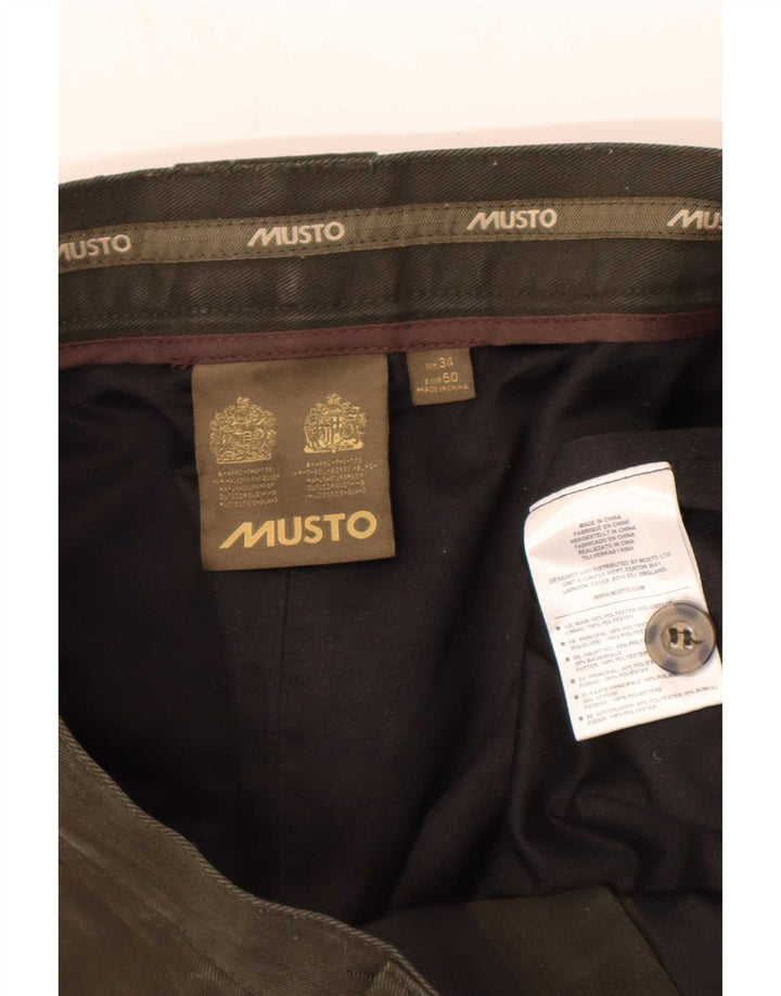 Musto Herre Ride Capri Bukser EU 50 Large W34 L21 Khaki Polyester