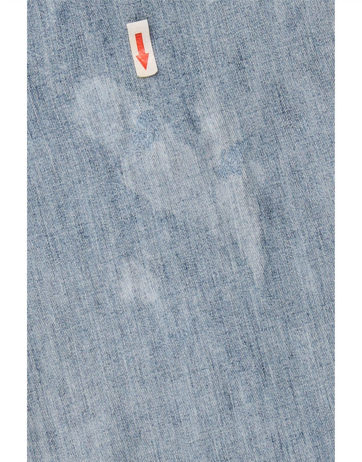 Mustang Dame Ærmeløs Denim Kjole UK 14 Medium Blue