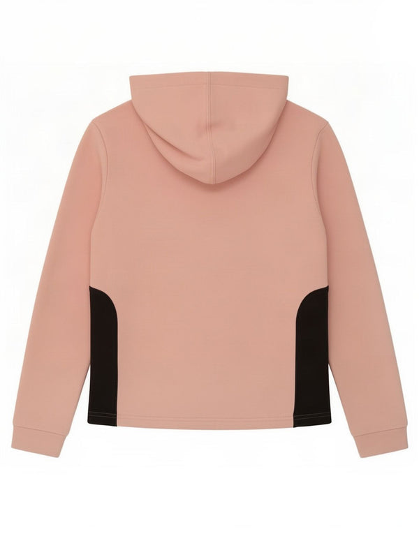 Puma hættetrøje med lynlås til piger 11-12 år Pink Colourblock Cotton Sports
