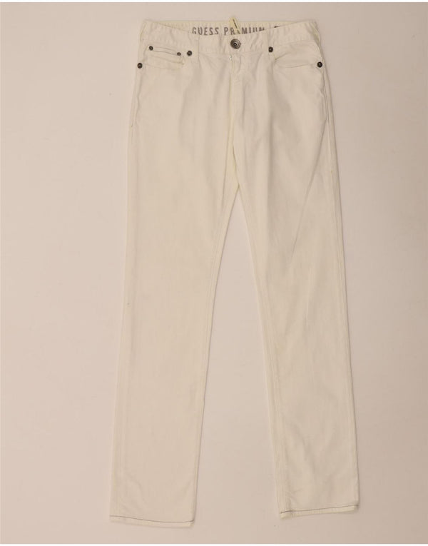 Guess Slim Jeans til kvinder W30 L34 Hvid