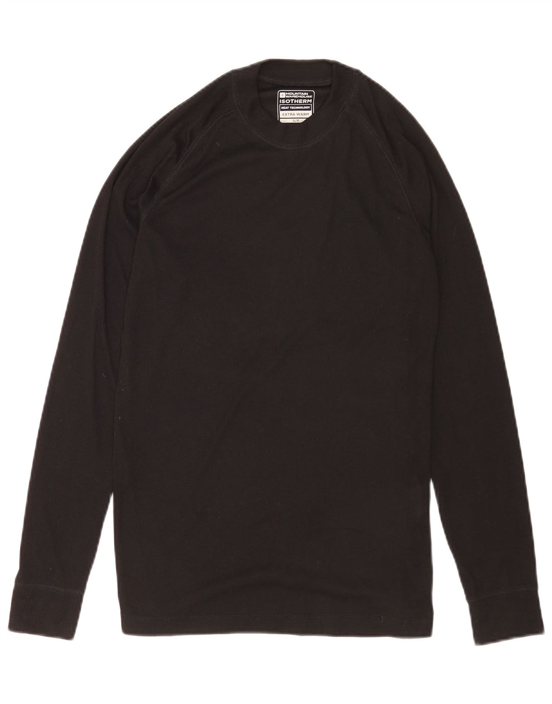 Mountain Warehouse Herre Top Langærmet Lille Sort Polyester