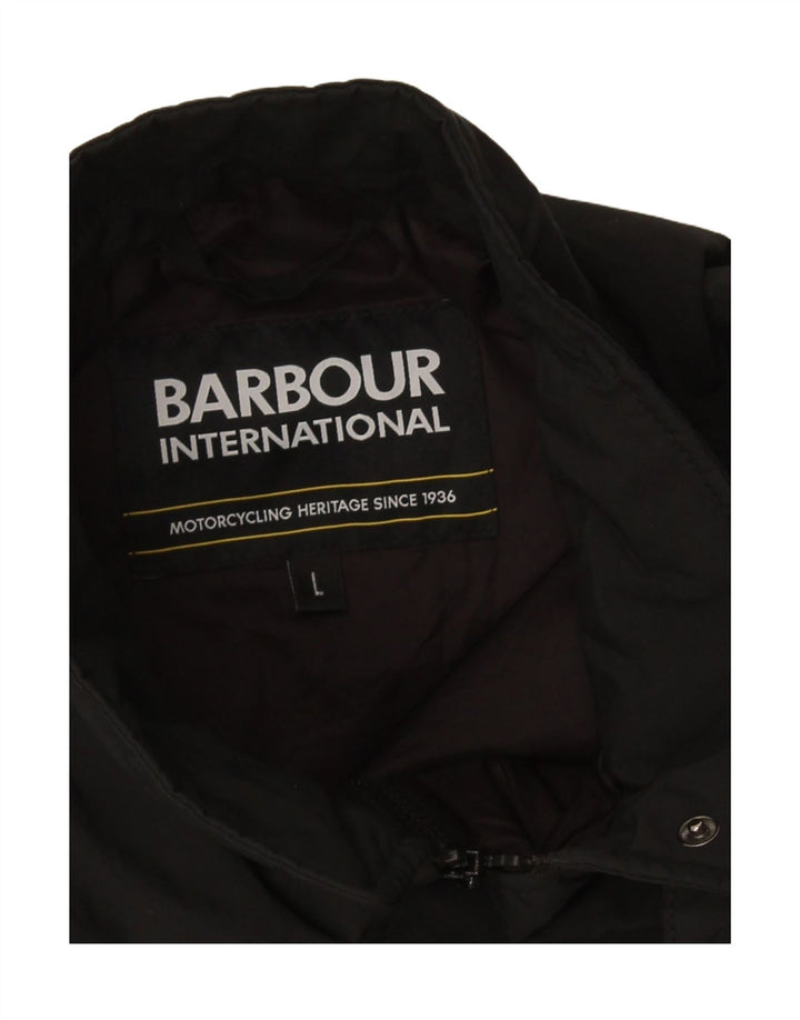 Barbour Herre Windbreaker Jacket UK 40 Large Black