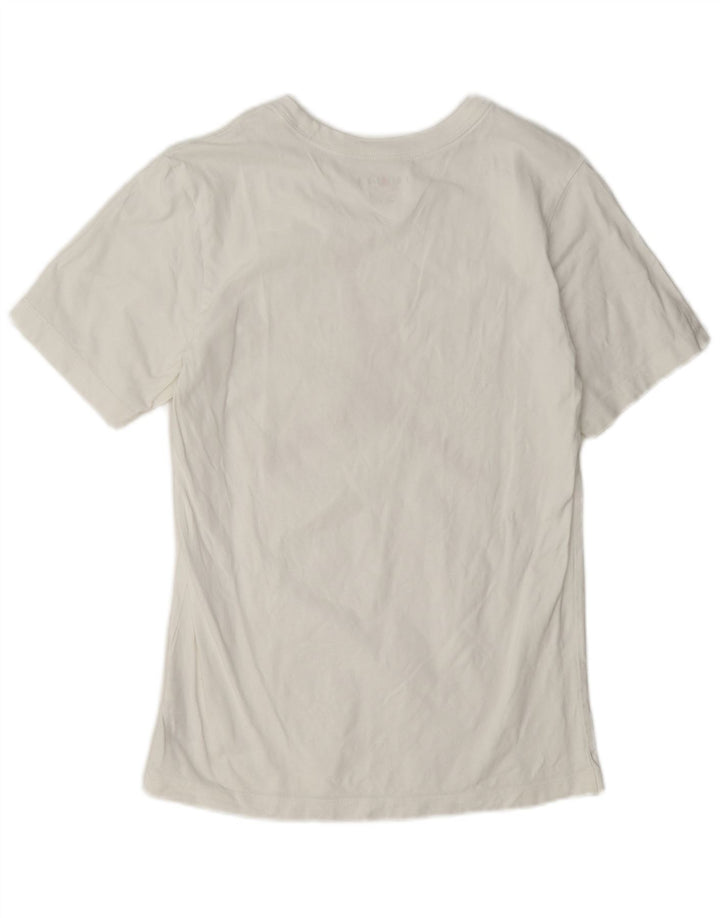 Jordan Herre grafisk T-shirt top lille hvid bomuld