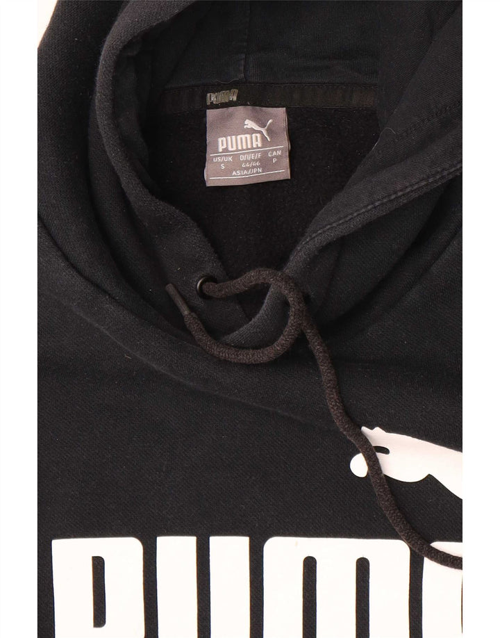 Puma Grafisk hættetrøje til mænd, lille sort