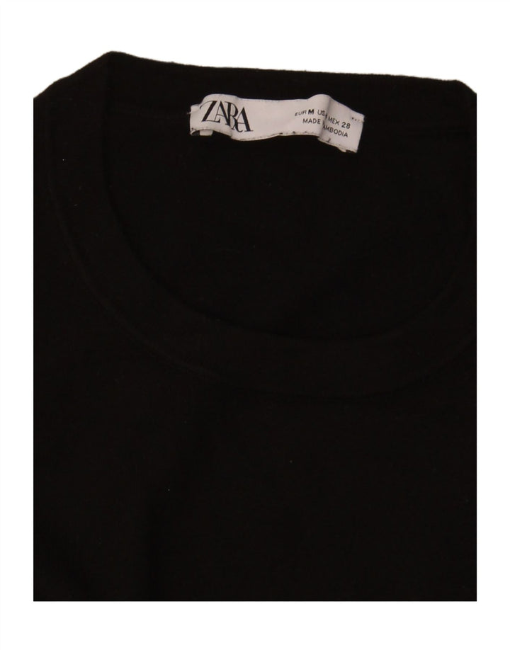 Zara Dame Jumper Sweater UK 12 Medium Sort