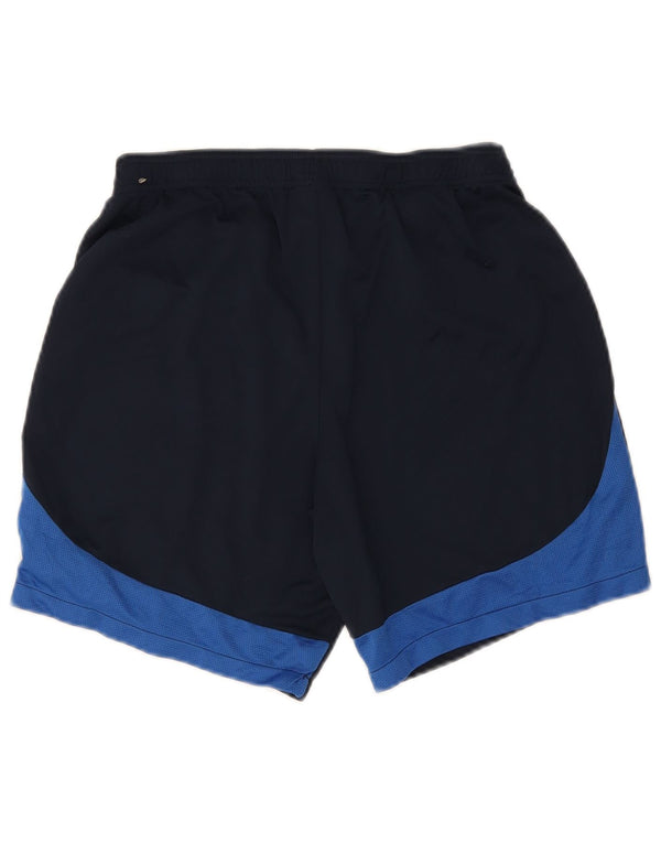 Nike Herre Dri Fit Slim Sportsshorts Store Marineblå Colourblock Polyester