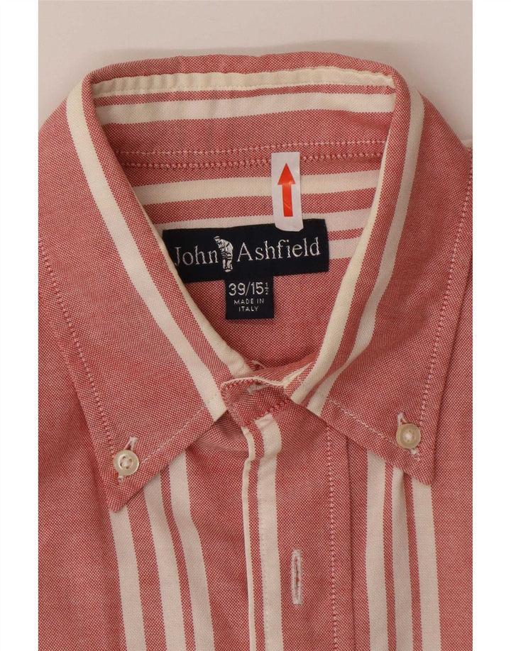 John Ashfield Herreskjorte str. 39 15 1/2 Medium Rødstribet
