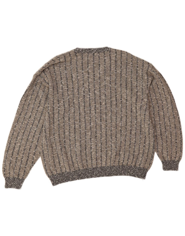 Suspense Herre V-hals sweater XL Blå Stribet