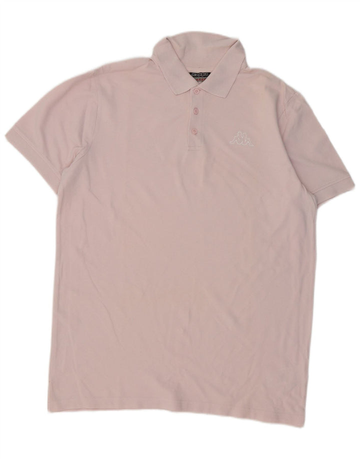 KAPPA Poloskjorte til mænd Stor Pink Bomuld