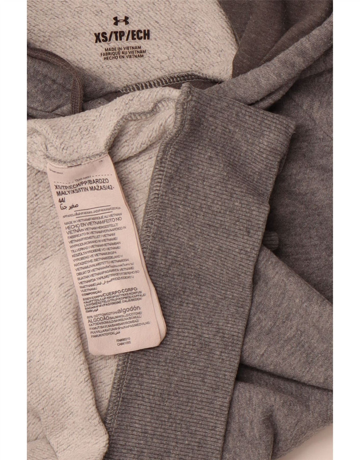 UNDER ARMOUR Hættetrøje til mænd XS Grå bomuld