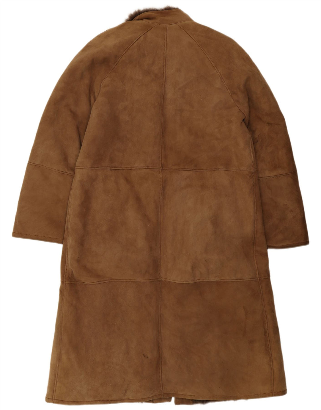 Shearling Dame Shearling Frakke IT 48 XL Brun Shearling