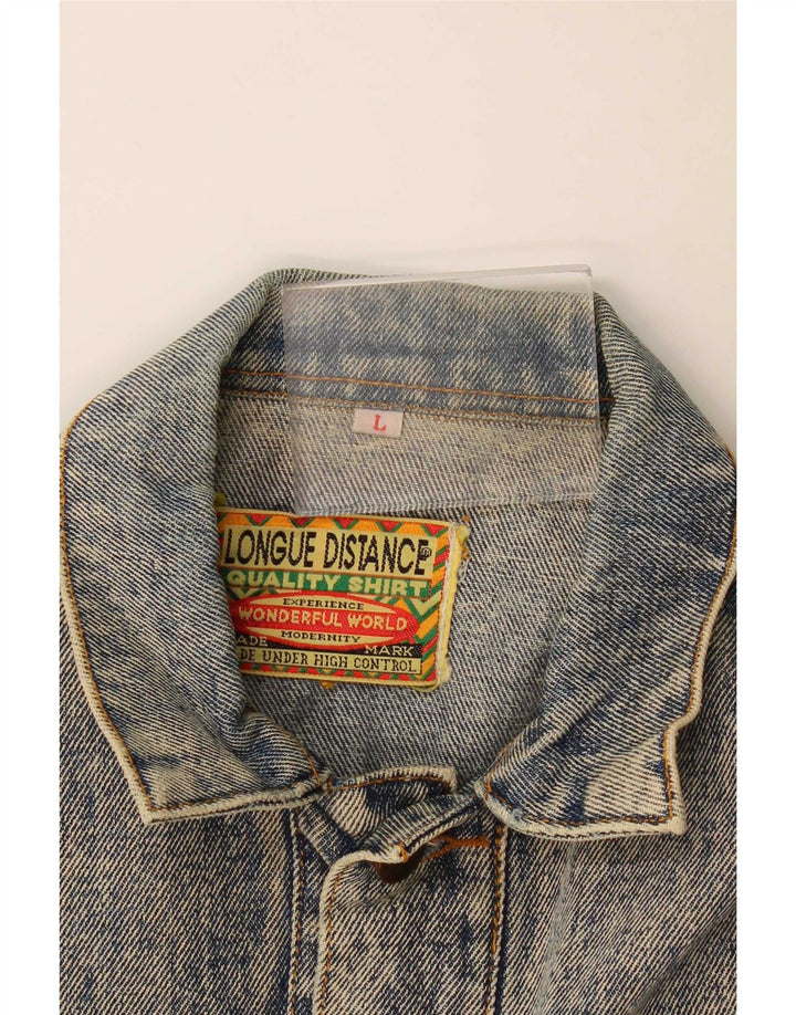 Vintage Herre denimjakke UK 40 Large Blue