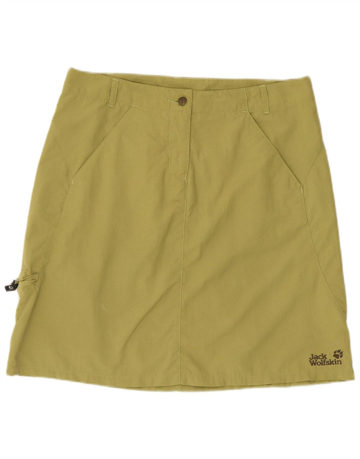 Jack Wolfskin Dame Cargo Skirt UK 10/12 Medium W32 Grøn polyamid