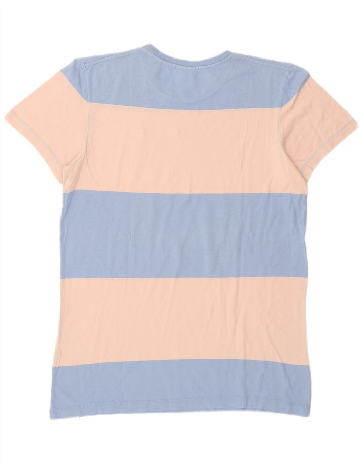 Scotch & Soda Herre T-shirt Top Medium Blue Colourblock Bomuld