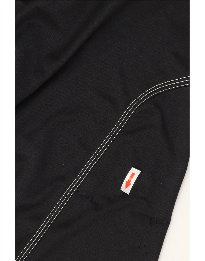 ADIDAS Herre Climalite T-Shirt Top Medium Sort Polyester