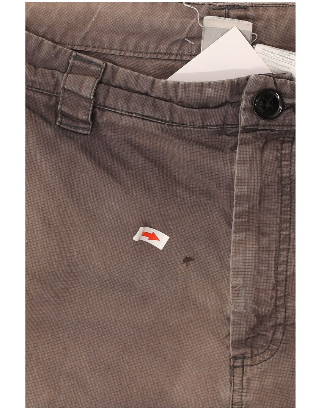Nike Herre Cargo Shorts Medium W32 Brun Bomuld