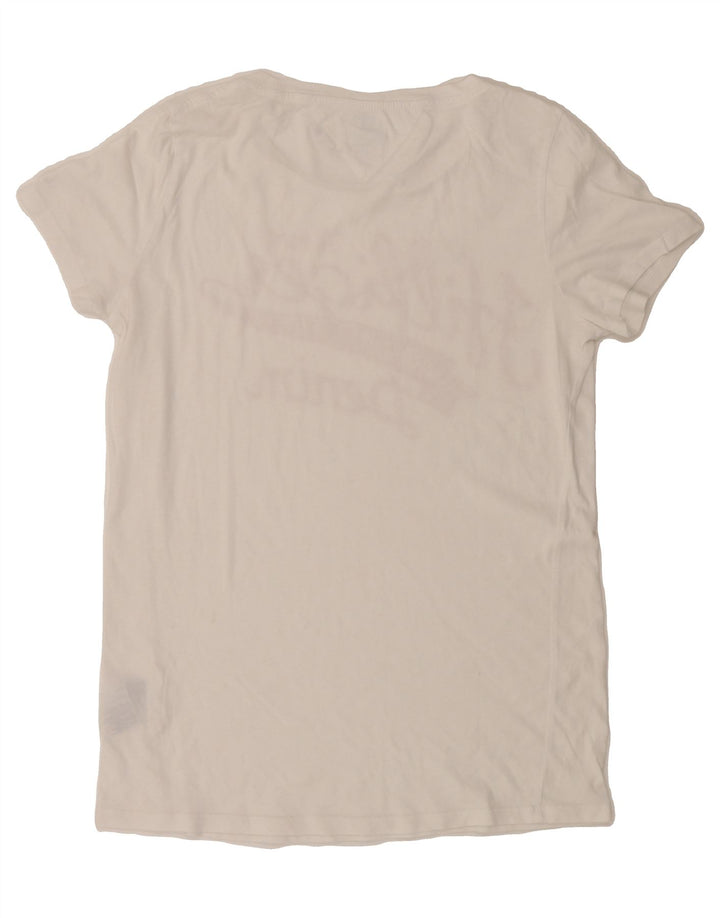 TOMMY HILFIGER Womens Graphic T-Shirt Top UK 18 XL White Polyester Vintage Tommy Hilfiger and Second-Hand Tommy Hilfiger from Messina Hembry 