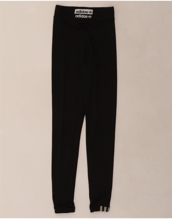 Adidas Grafiske Leggings til kvinder UK 4 XS Sort