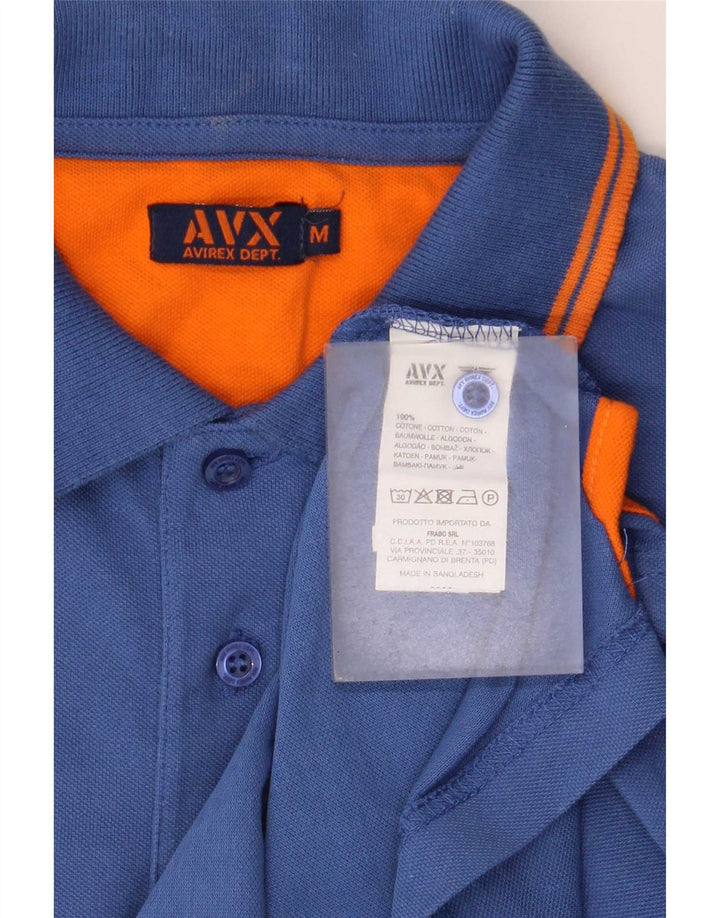 Avirex herre poloshirt Medium blå bomuld