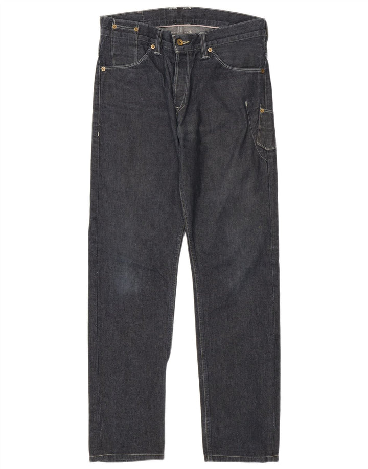 Levi's Mens Straight Jeans W29 L34 Navy Blue Cotton