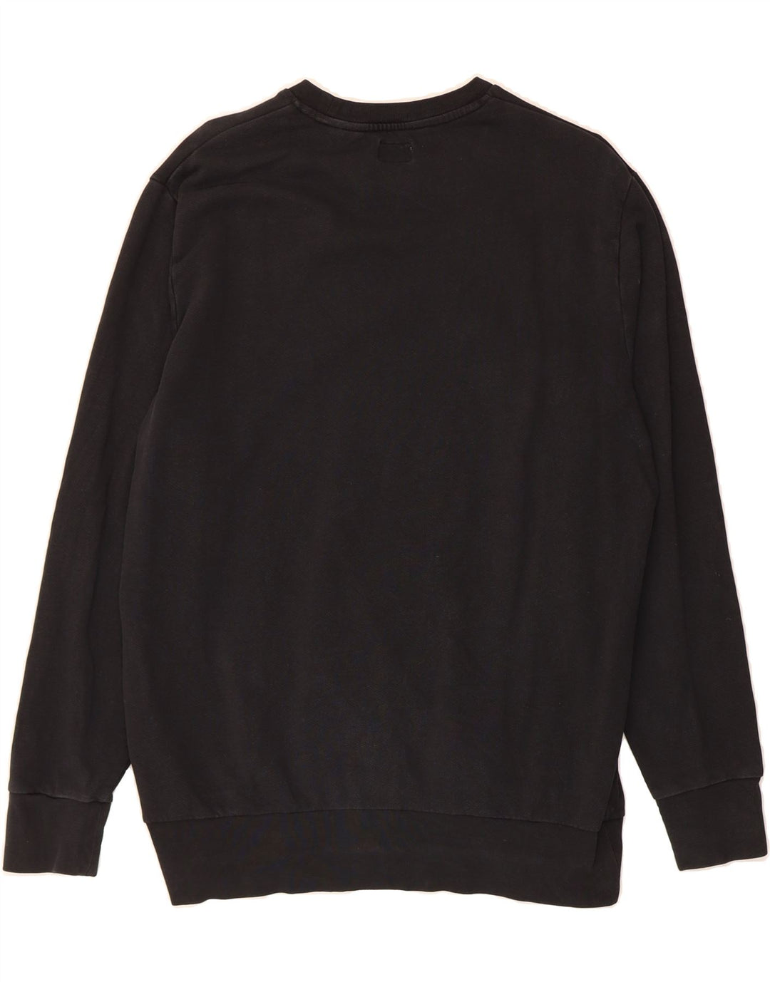 LEVI'S Mens Graphic Sweatshirt Jumper Large Black Cotton Vintage Levi's and Second-Hand Levi's from Messina Hembry 