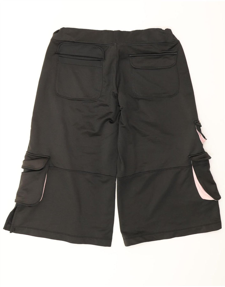 NIKE Bermuda sportsshorts til kvinder US 4/6 Small Black Polyester