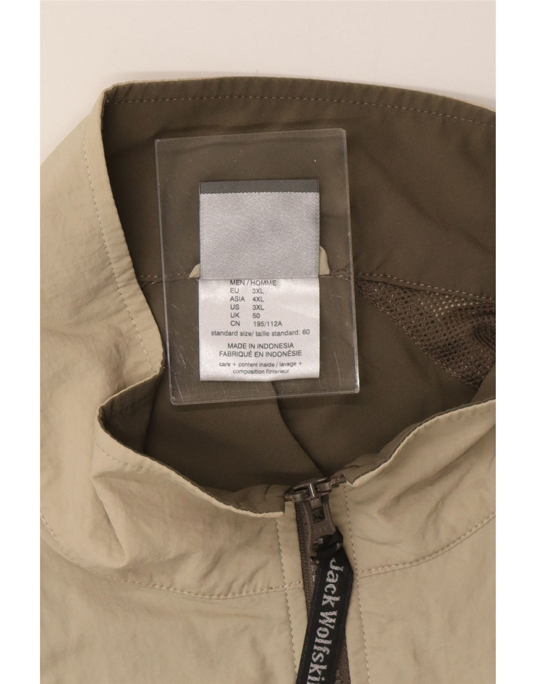 JACK WOLFSKIN Herre Utility Gilet UK 50 3XL Khaki Colourblock Polyester
