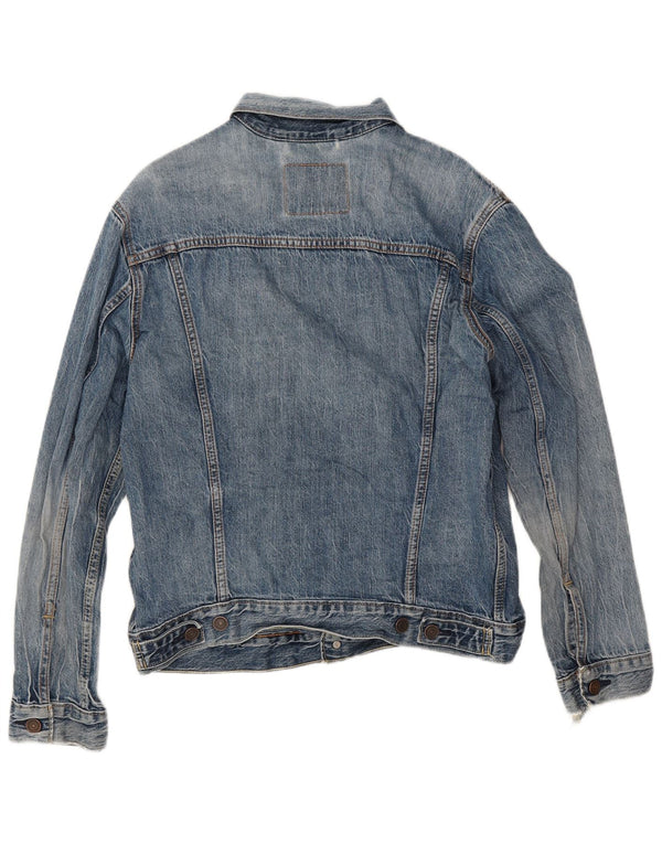 Levi's Herre denimjakke UK 38 Medium Blue Cotton
