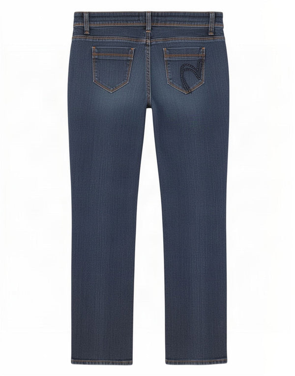 Marks & Spencer Dame Per Una Straight Jeans UK 10 Small W27 L27 Navy Blue