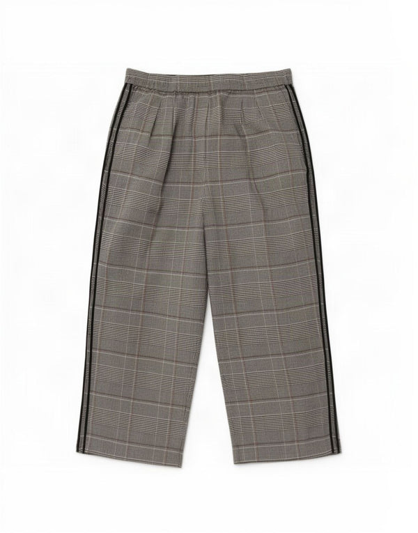Marks & Spencer Casual Bukser til kvinder UK 20 2XL W40 L29 Sort Houndstooth