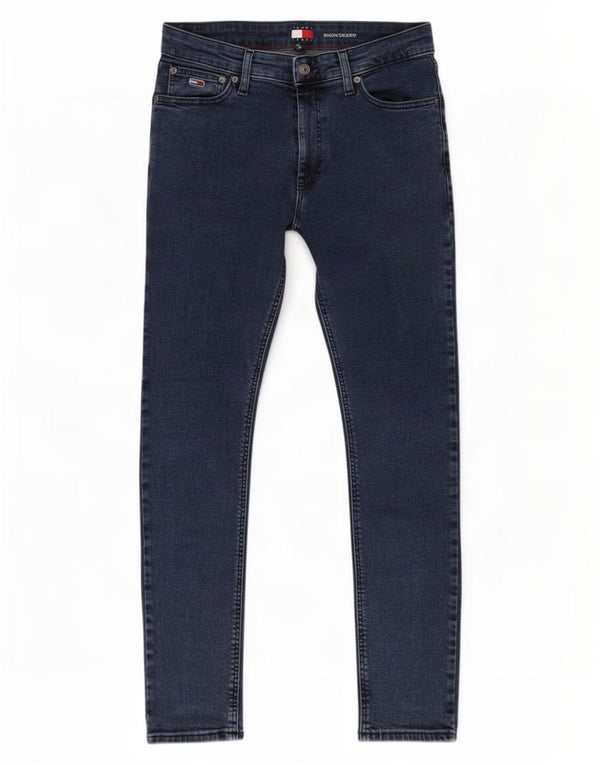 Tommy Hilfiger Herre Simon Skinny Jeans W30 L32 Marineblå