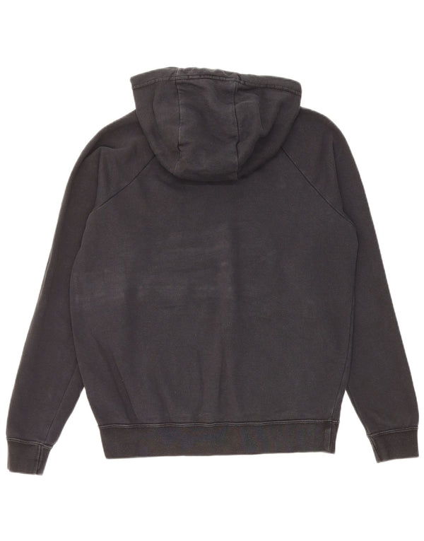 Nike Mens Graphic Hoodie Jumper Small Black Cotton