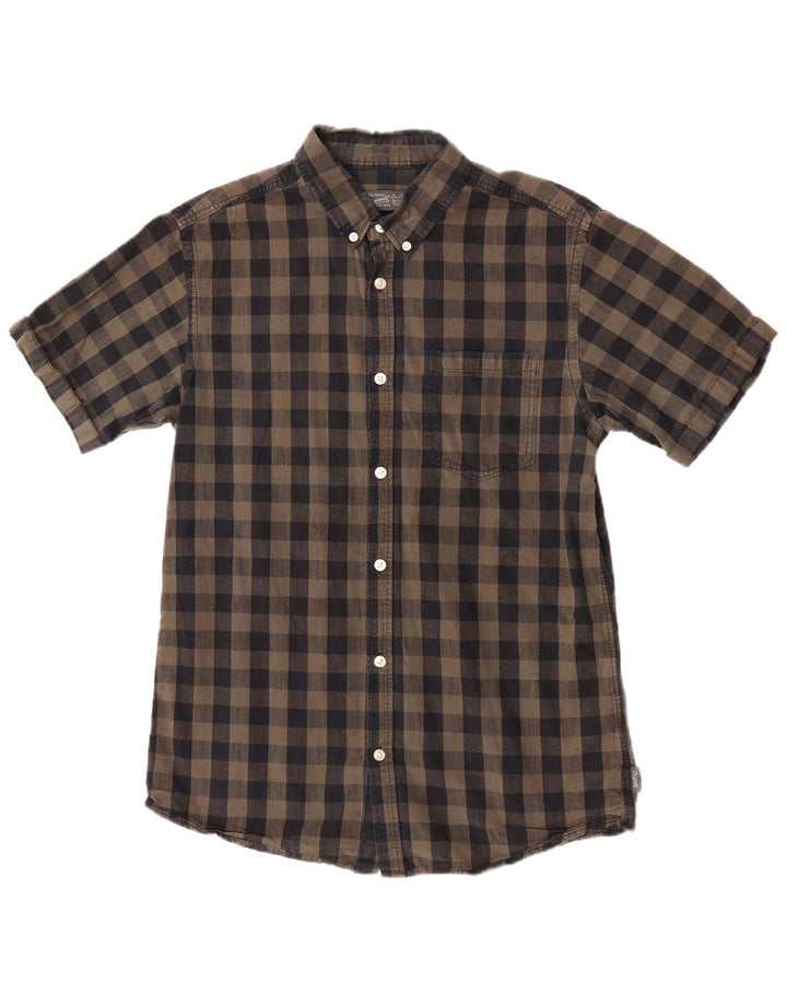 Jack & Jones Herre Regular Fit skjorte Medium Brun Gingham Cotton