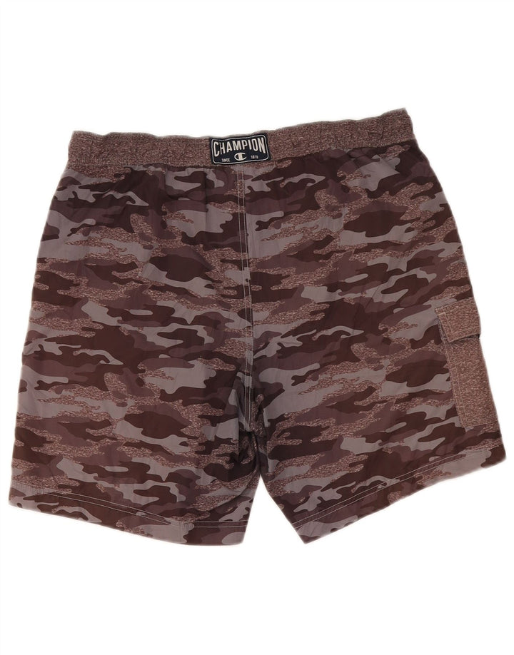 Champion Herre svømmeshorts Medium Brun Camouflage
