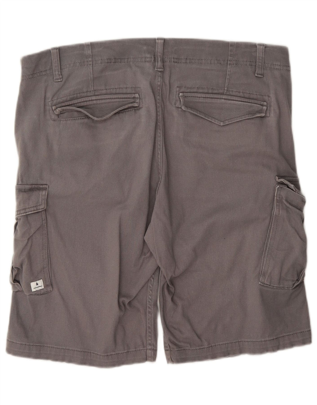 Jack & Jones Herre Regular Cargo Shorts Large W36 Grå Bomuld