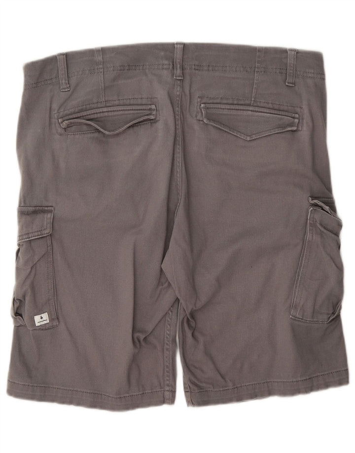 Jack & Jones Herre Regular Cargo Shorts Large W36 Grå Bomuld