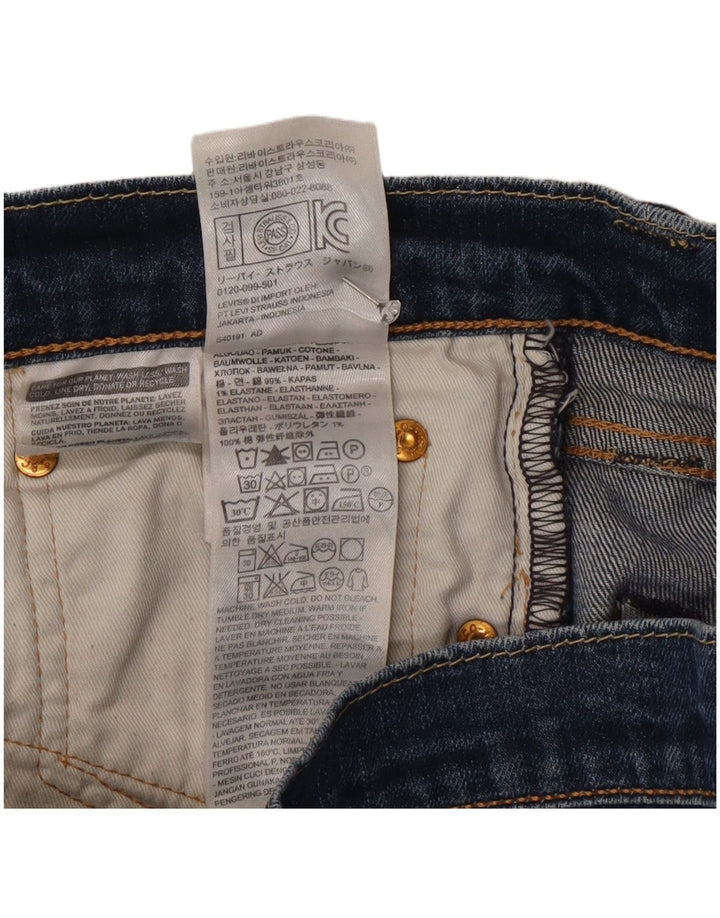 Levi's Herre 511 Straight Jeans W32 L30 Blå Bomuld