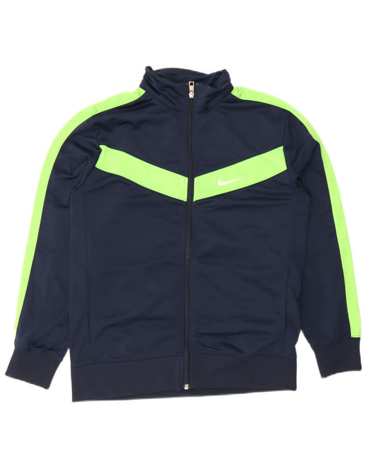 Nike træningsdragt topjakke til drenge 13-14 år XL Marineblå Colourblock