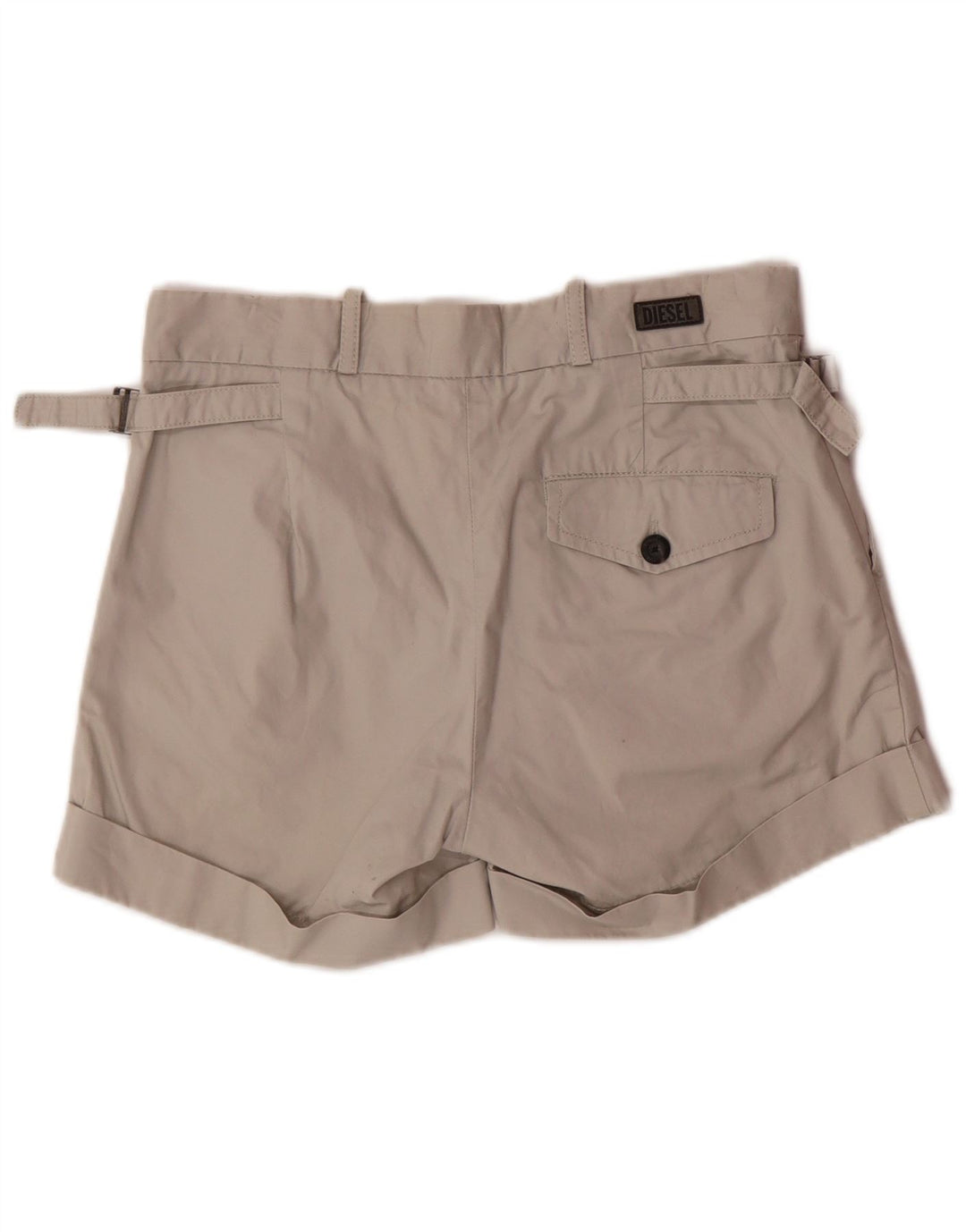 DIESEL Chino-shorts til kvinder W27 Små grå bomuld