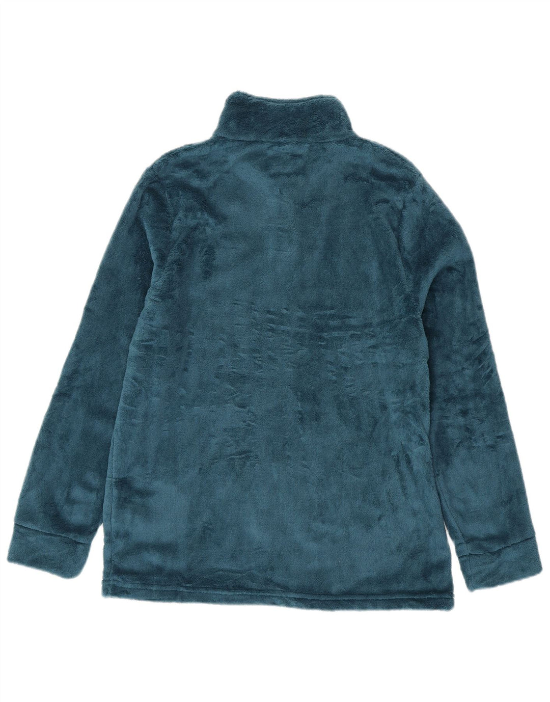 Kappa Dame Grafisk Button Neck Fleece Jumper UK 16 Large Navy Blue