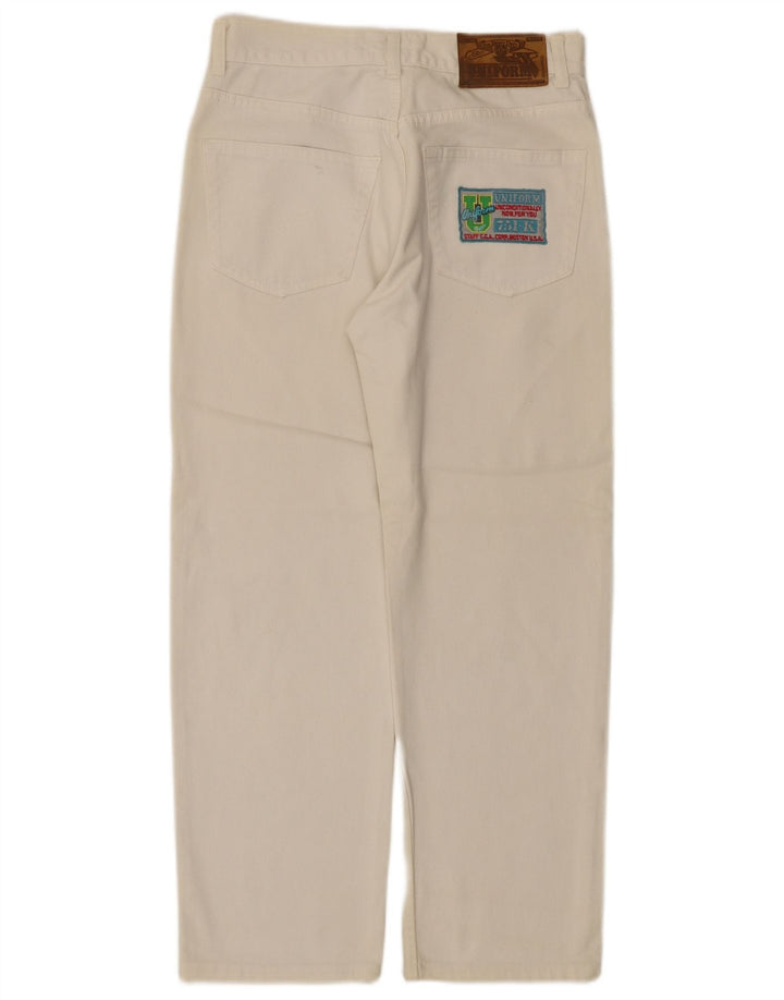Uniform lige damejeans W28 L26 Hvid