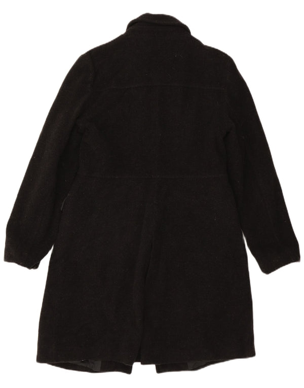 Zara Dame Overfrakke UK 10 Small Black