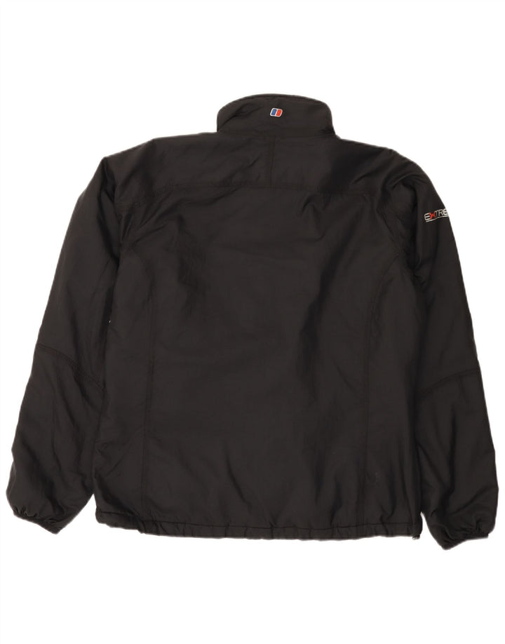 Berghaus Dame Windbreaker Jacket UK 16 Large Black Nylon