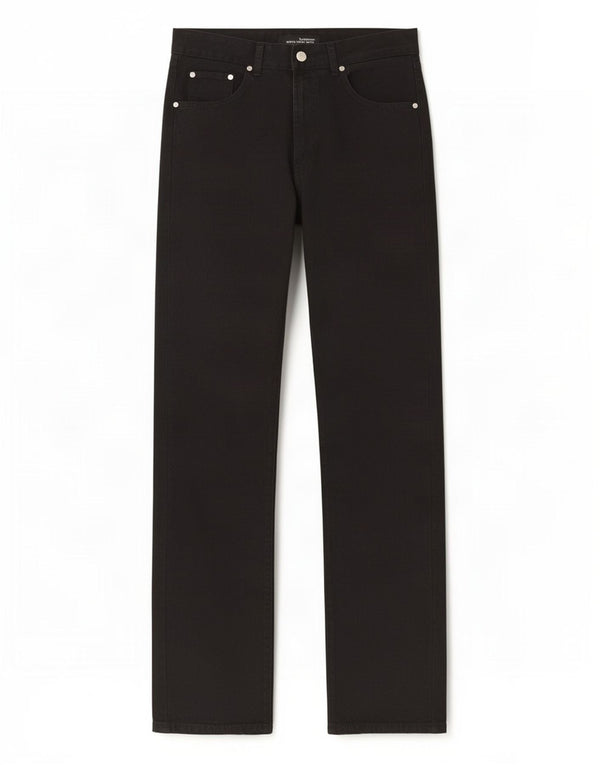 Zara Straight Jeans til mænd EU 38 Small W30 L33 Sort Bomuld