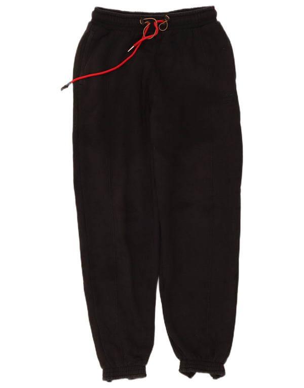 Adidas Dame træningsdragt Bukser Joggers UK 10 Small Black Bomuld
